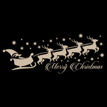 Merry Christmas Santa Sleigh Design